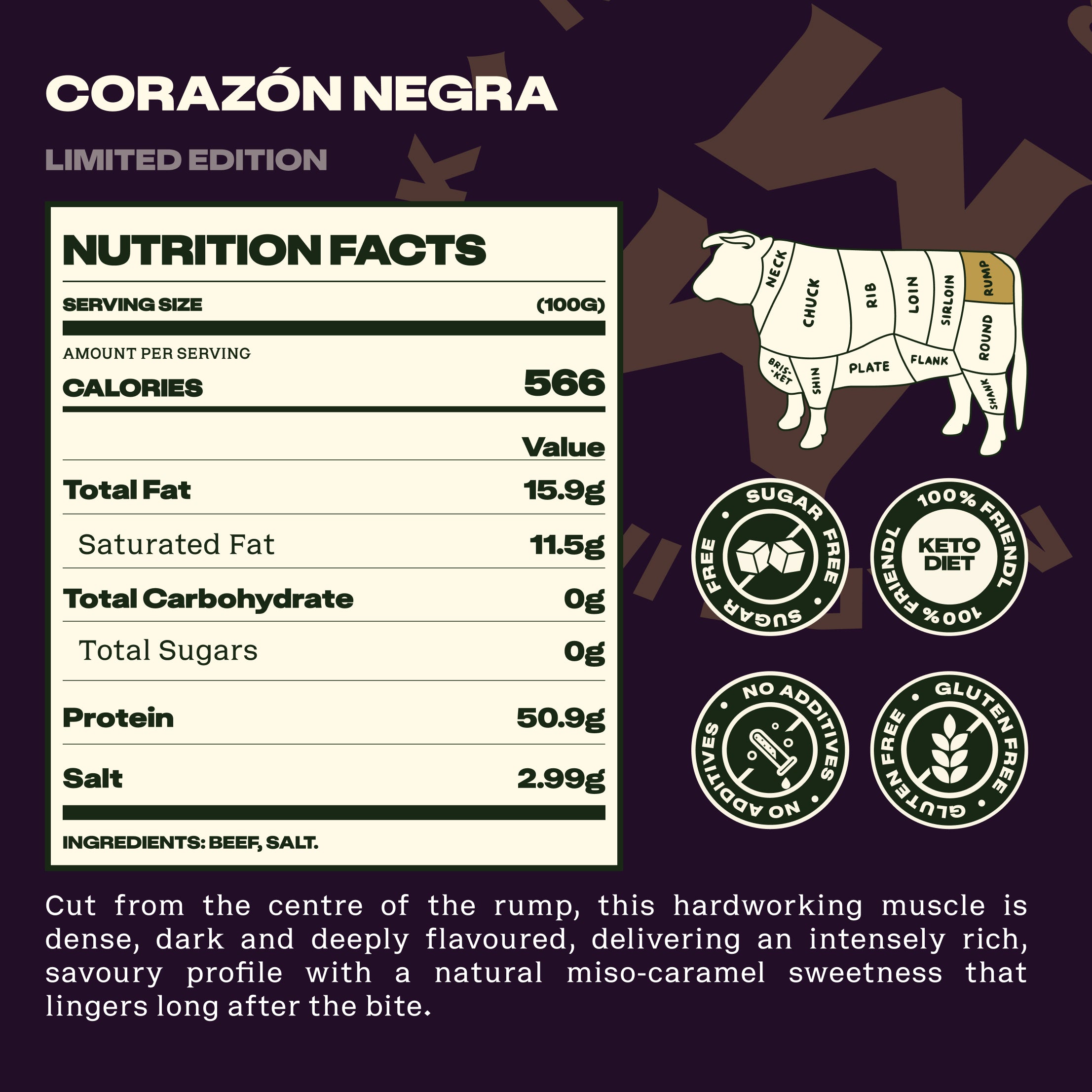 Wagyu Corazón Negra